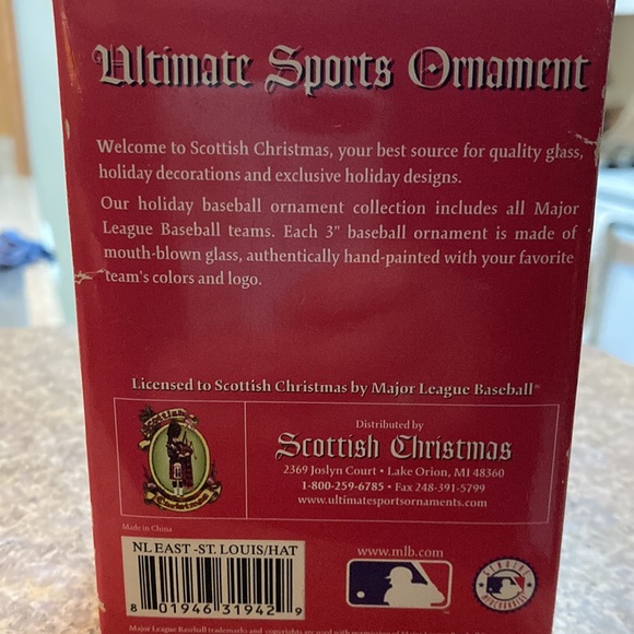 Scottish Christmas Ultimate Sports Orament Red St. Louis Ball Cap - Picture 5 of 8